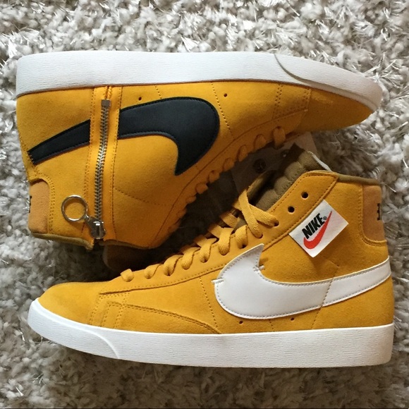 Nike Shoes - Nike Blazer Mid Rebel Yellow BQ4022-700 Pins 9